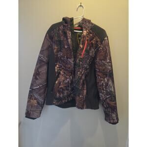 Womens Under Armour Real Tree Camo Hooded Jacket Large